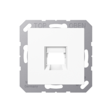JUNG AS WHITE 1XRJ45 CAT6 DATA OUTLET