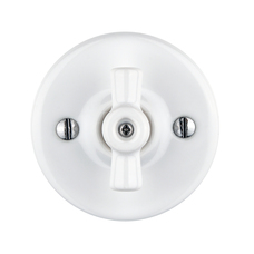 FND SUPERFICIE CONMUTADOR GIRATORIO PORCELANA BLANCA