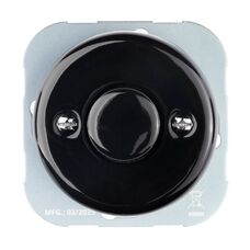 FND LED DIMMER 3-250W PORCELANA NEGRA