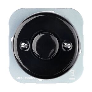 FND LED DIMMER 3-250W PORCELANA NEGRA