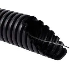 PVC 25MM 750N 50M BLACK CORRUGATED CONDUITS